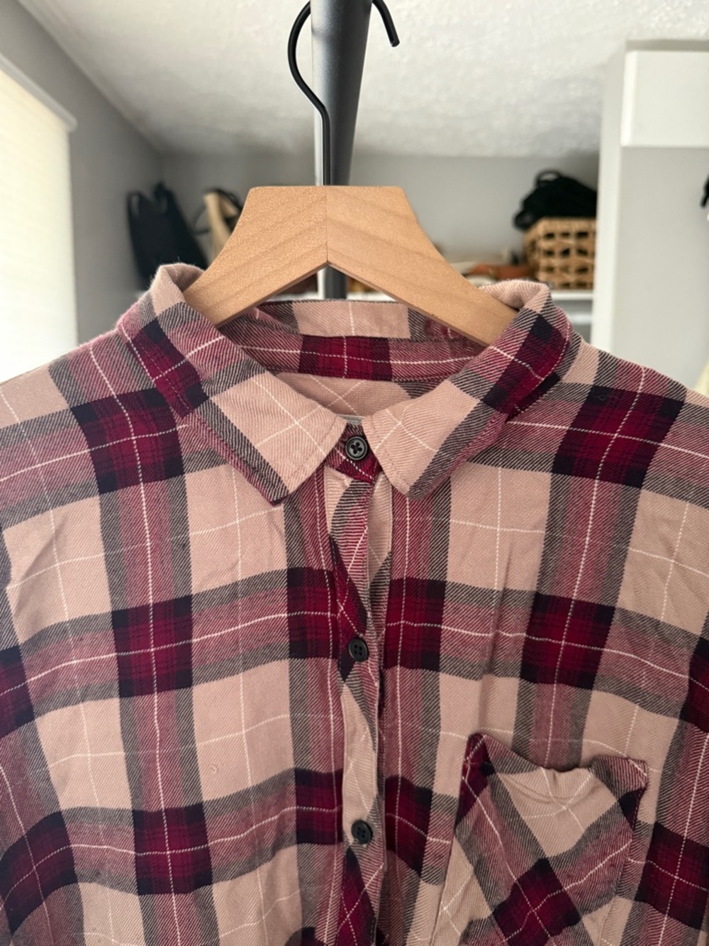 Rails Hunter Plaid Button Down in Port, Sand and Navy - Picture 4 of 9